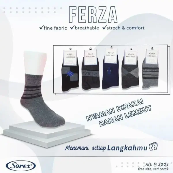 Grosir Kaos Kaki Pria Sorex M5002