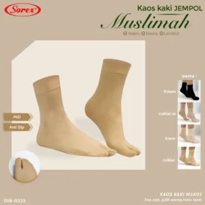 Grosir Kaos Kaki Muslimah Sorex W5805